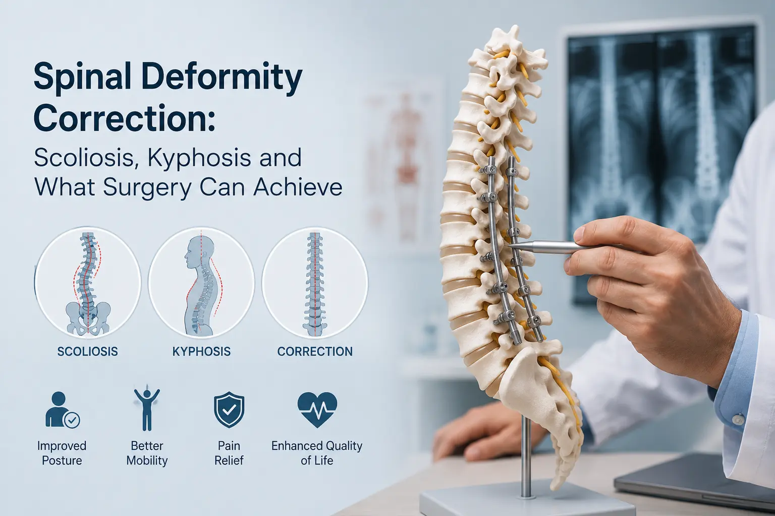 Spinal Deformity Correction: Scoliosis, Kyphosis and What Surgery Can Achieve